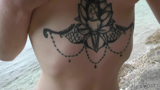 After Hours Exposed - Public Beach Pov Lesbian Sex in Croatia Tongue Burried