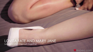 Lesbea - Lesbians Scissoring Cum Together