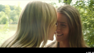A GIRL KNOWS - Hot Lesbian Sex Session