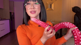 Alternative69 Takes On Huge Tentacle Dildo In Velma's Cosplay
