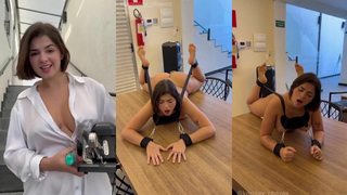 Kerolay Chaves Punished By A Dildo Machine