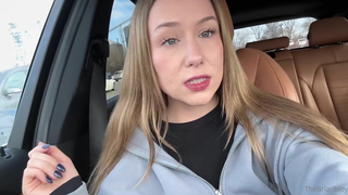 Briar Riley Uses A Dildo In A Public Toilet