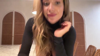 Princess_bb_girl Rides A Dildo On The Counter