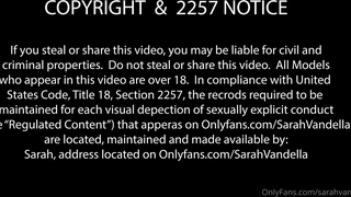 Sarah Vandella Plays With Her Ass On Christmas Day