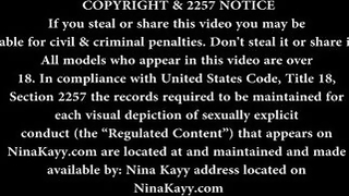 Nina Kayy Masturbates