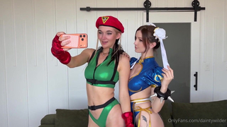 Dainty Wilder And Madiruvee’s Chun Li And Cammy Cosplay Sex
