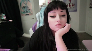 Arisa Vurr Gets Naked And Masturbates On A Chair