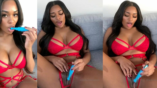 Aubree Rene Pleasures Her Clit With A Toy