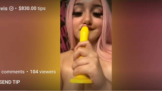 Angelsashlee Masturbates On A Livestream