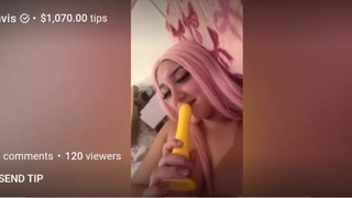 Angelsashlee Masturbates On A Livestream