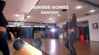 Denisse Gomez Touches Herself In A Dance Hall