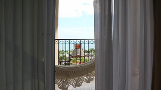 Petite Lily Gaia Masturbates On Vacation