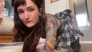 HellCat_Nat Fingers And Fucks Her Asshole