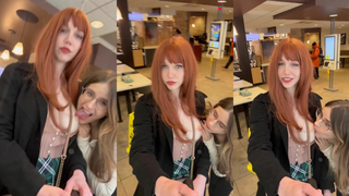 Lesbian Nipple Licking In Public