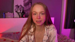 Baby Riley's Romantic Date Dildo Masturbation