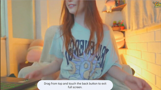 NylaSweet Fingers Her Butthole On Live Stream
