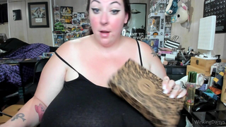 BBW Winkingdaisys Loves Her Blue Dildo