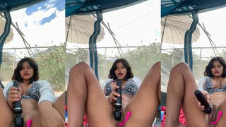 Swinger Naomi Has Fun With 2 Vibrators In Her Pussy