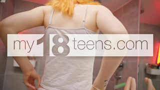 My18teens - Lesbian Girls Play Under The Shower