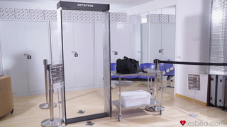 Lesbea - Lesbian Air Hostess Facesitting Sex