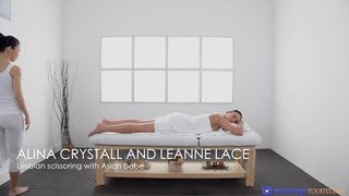 Massage Rooms -  Leanne Lace - Lesbian Scissoring With Asian Babe