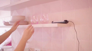 Larissasumpani Has A Lesbian Threesome Scene In The Kitchen