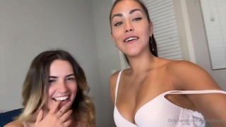 Alina Lopez And Chanel Camryn Lesbian Scissoring In Bedroom