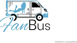 JadeTeen & ItsChynax Mutual Masturbation On The FanBus