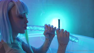 Octokuro's Lucy Kushinada Ice Bath Play